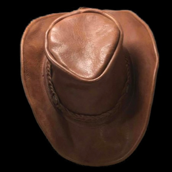 North Star Brown Leather Hat Size L - Picture 9 of 13
